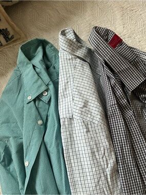 Men’s Button-Down Dress Shirt Bundle - LL Bean, Alfani, George XL